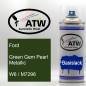 Preview: Ford, Green Gem Pearl Metallic, W6 / M7296: 400ml Sprühdose, von ATW Autoteile West.